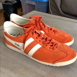 Gola suede burnt orange sneakers (US 8)